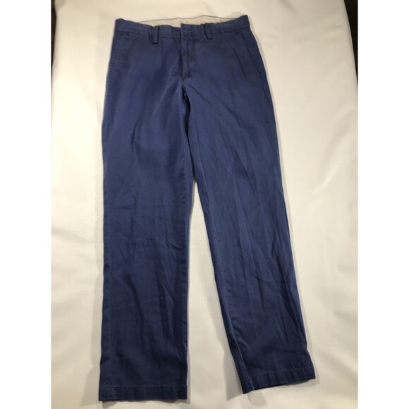 Polo Ralph Lauren Chino Pants 32x32 Mens Blue Classic Fit Stretch Golf - Picture 1 of 8
